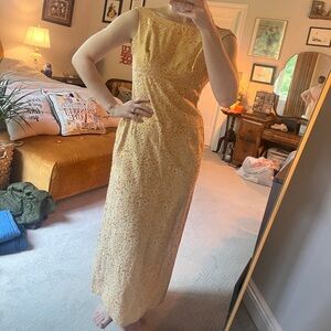 Vintage brocade dress